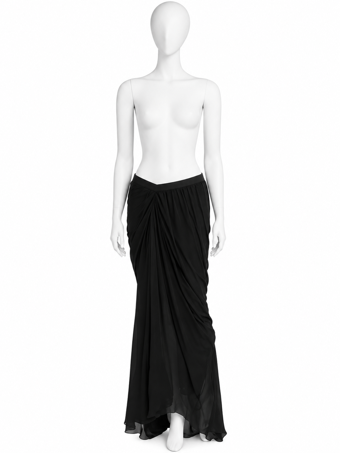 Rick Owens maxi silk skirt