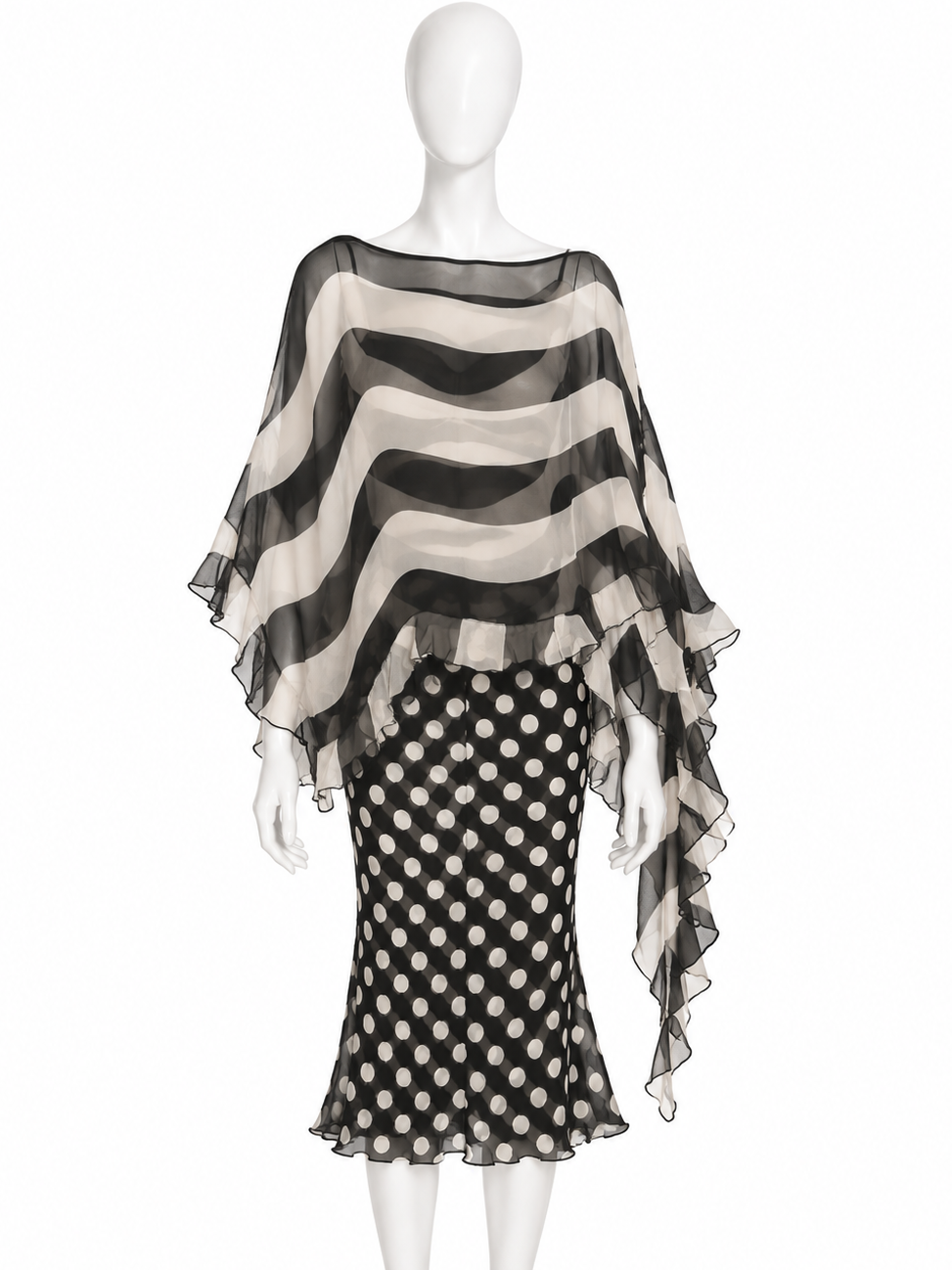 Valentino three-piece silk set